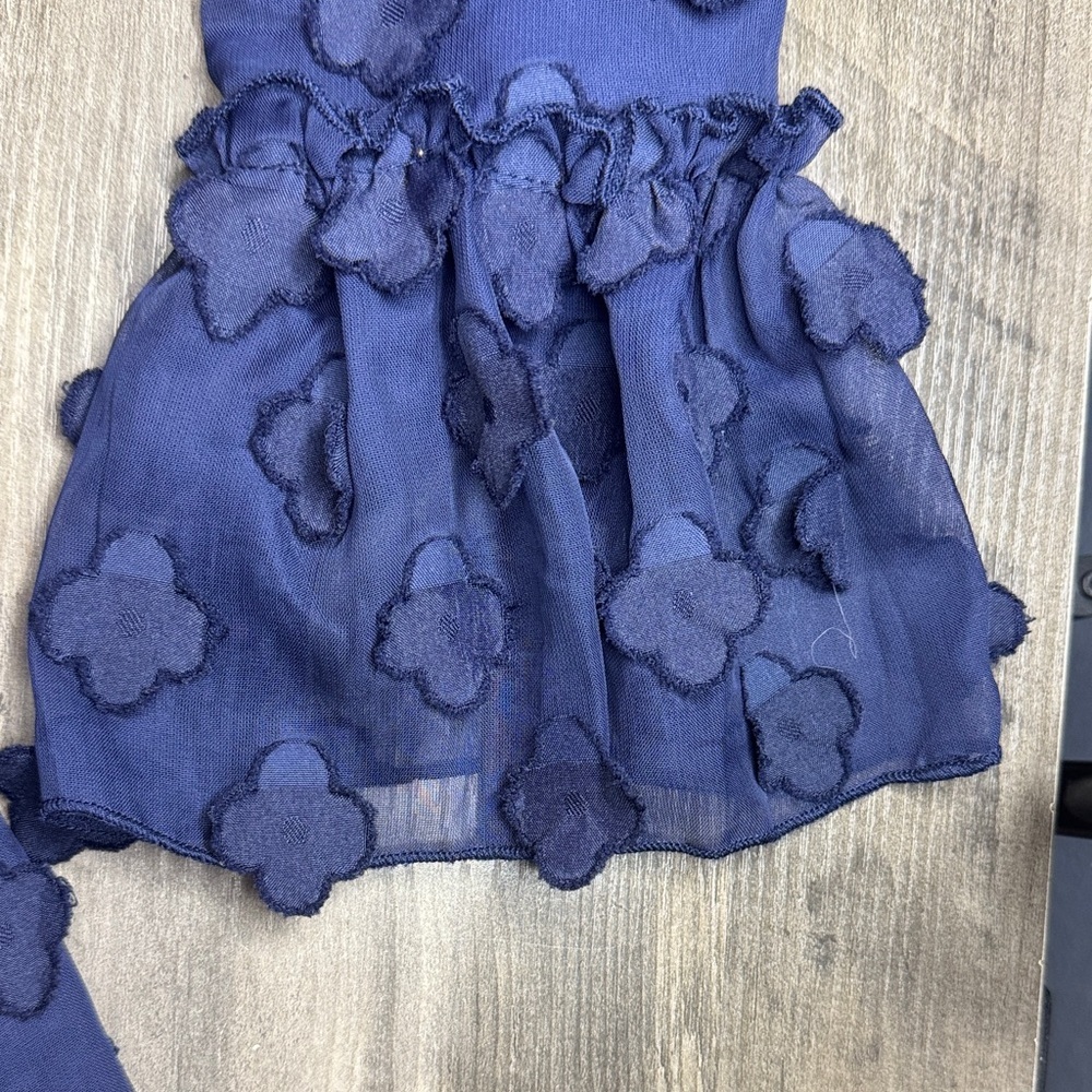 Dainty Jewells Navy “Petals in the Wind” Dress - Picture 5 of 6
